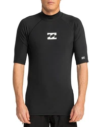 Billabong Rash Guard Waves All Day Grün/Schwarz/Grau
