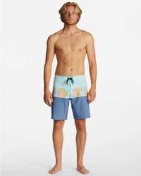 Billabong Boardshorts Tribong Pro Blau/Hellblau/Mischfarben/Gelb