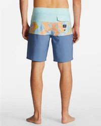 Billabong Boardshorts Tribong Pro Blau/Hellblau/Mischfarben/Gelb