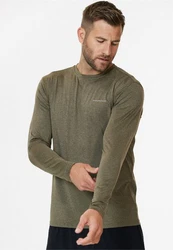 ENDURANCE Langarmshirt QUICK DRY-Technologie Dunkelgrün/Khaki