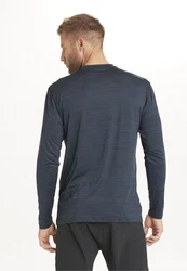 ENDURANCE Langarmshirt QUICK DRY-Technologie Dunkelblau/Grau/Blau