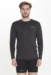 ENDURANCE Langarmshirt QUICK DRY-Technologie Dunkelgrau/Grau/Lila