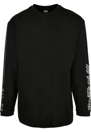 Langarmshirt Herren Chinese Symbol Oversized LS (1-tlg)