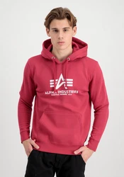 Alpha Industries Kapuzenpullover Basic Hoodie Herren Rot