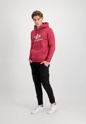 Alpha Industries Kapuzenpullover Basic Hoodie Herren Rot