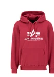 Alpha Industries Kapuzenpullover Basic Hoodie Herren Rot