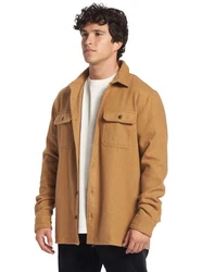 Quiksilver Langarmhemd Salterhill Braun/Beige/Khaki