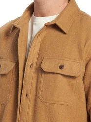 Quiksilver Langarmhemd Salterhill Braun/Beige/Khaki