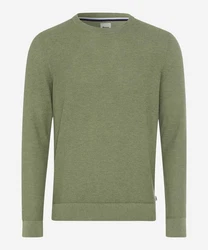 Brax Strickpullover Grün/Khaki/Hellgrün/Dunkelgrün
