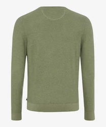 Brax Strickpullover Grün/Khaki/Hellgrün/Dunkelgrün