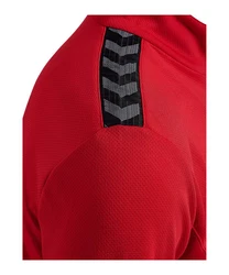 hummel Sweatjacke AUTHENTIC PL Trainingsjacke Dunkelrot/Rot