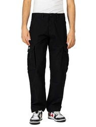 REELL Cargohose Cargo Ripstop Pant Dunkelblau/Grau/Schwarz/Blau