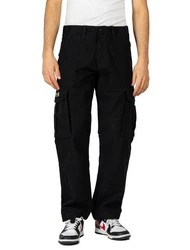 REELL Cargohose Cargo Ripstop Pant Dunkelblau/Grau/Schwarz/Blau