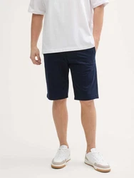 TOM TAILOR Denim Regular Fit Chino Shorts Weiß/Creme/Dunkelblau/Hellblau