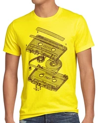 style3 T-Shirt Tape Kassette 3D turntable Gelb