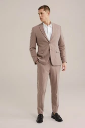 WE Fashion Jackenblazer Braun/Beige/Lila/Grau