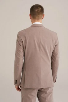 WE Fashion Jackenblazer Braun/Beige/Lila/Grau
