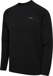 hummel Kapuzenpullover Hmltech Fleece Regular Crew Schwarz/Dunkelblau
