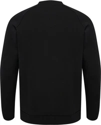 hummel Kapuzenpullover Hmltech Fleece Regular Crew Schwarz/Dunkelblau