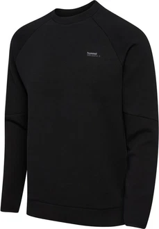 hummel Kapuzenpullover Hmltech Fleece Regular Crew Schwarz/Dunkelblau hummel Kapuzenpullover Hmltech Fleece Regular Crew Schwarz/Dunkelblau