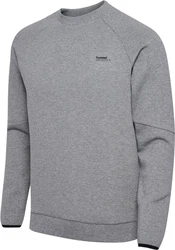 hummel Kapuzenpullover Hmltech Fleece Regular Crew Grau/Hellgrau/Dunkelgrau