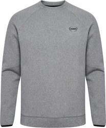 hummel Kapuzenpullover Hmltech Fleece Regular Crew Grau/Hellgrau/Dunkelgrau