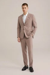 WE Fashion Anzughose Braun/Beige/Khaki/Lila/Grau