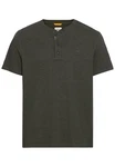 camel active Henleyshirt Dunkelgrün/Khaki