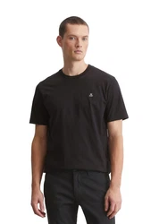 Marc O'Polo T-Shirt Schwarz/Dunkelgrau/Hellblau/Rot