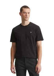 Marc O'Polo T-Shirt Schwarz/Dunkelgrau/Hellblau/Rot