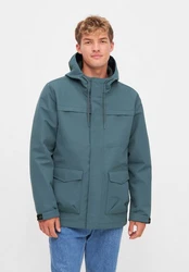 Derbe Funktionsjacke Phoeby dog Türkis/Hellblau/Grün/Dunkelgrün