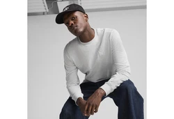 PUMA Sweatshirt 'ESS' Grau/Hellgrau/Silber