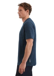 Marc O'Polo T-Shirt aus Single-Slub-Jersey Blau/Dunkelblau/Hellblau