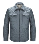 Milestone Hemdjacke MSBakersfield Grau/Blau/Dunkelblau/Hellblau