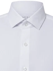 Finshley & Harding Businesshemd Grau/Weiß/Hellblau/Blau