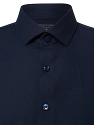 Finshley & Harding Businesshemd Dunkelblau