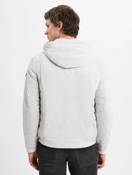 bugatti Steppjacke Grau/Weiß