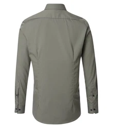VENTI CASAMODA Businesshemd Body Fit Kentkragen Dunkelgrün/Khaki/Grün