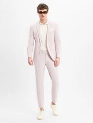 Finshley & Harding London Anzug Brixdon-Hoxdon Rosa/Lila