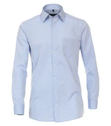 CASAMODA Businesshemd Kent Comfort Fit NOS Hellblau/Blau