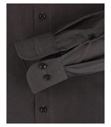 CASAMODA Businesshemd Kent Comfort Fit NOS Grau/Dunkelgrau