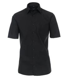 CASAMODA Businesshemd Kent Comfort Fit NOS 1/2Arm Schwarz