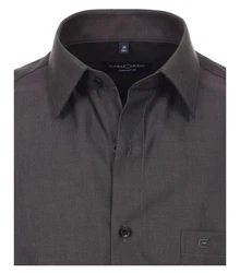 CASAMODA Businesshemd Kent Comfort Fit NOS 1/2Arm Grau/Schwarz/Dunkelgrau