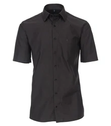 CASAMODA Businesshemd Kent Comfort Fit NOS 1/2Arm Grau/Schwarz/Dunkelgrau