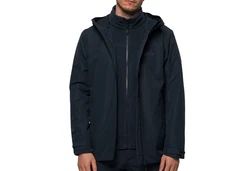 Jack Wolfskin 3-in-1 Funktionsjacke Taubenberg JKT Dunkelblau/Blau
