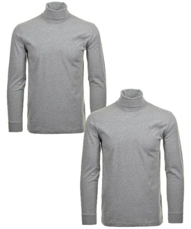 RAGMAN Rollkragenshirt Grau/Hellgrau/Dunkelgrau