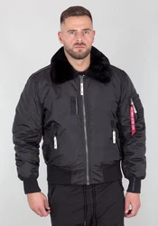 Alpha Industries Bomberjacke Injector III Blau/Dunkelgrau/Grau/Schwarz/Hellgrau