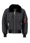 Alpha Industries Bomberjacke Injector III Blau/Dunkelgrau/Grau/Schwarz/Hellgrau