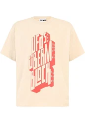 DEF T-Shirt (1-tlg) Creme/Beige