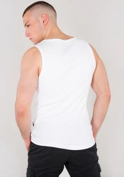 Alpha Industries Men Tanks Logo Tank Weiß